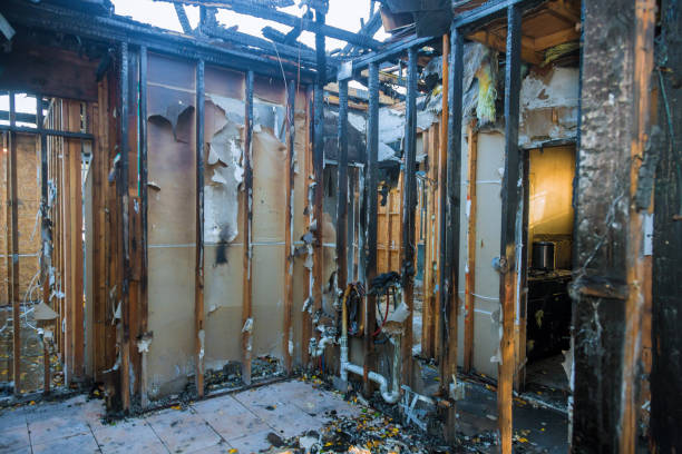 Professional Fire Damage Removal technician working in Brawley, CA